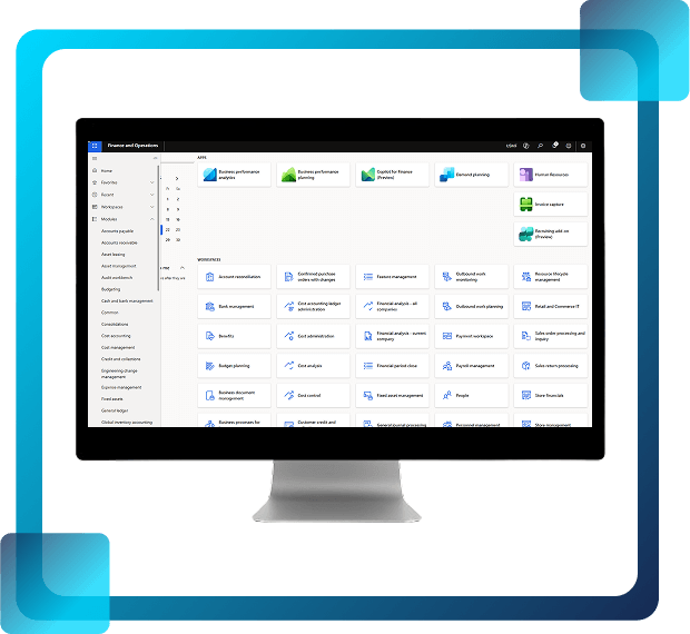 Illustration of Dynamics 365 Finance 2
